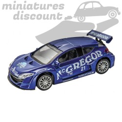 RENAULT MEGANE TROPHY MC GREGOR (BLEU) - 1/43ème en boite