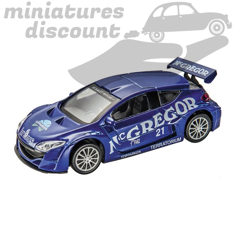 RENAULT MEGANE TROPHY MC GREGOR (BLEU) - 1/43ème en boite