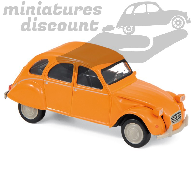 Citroen 2cv Orange - Norev Jet Car - 1/43ème En boite