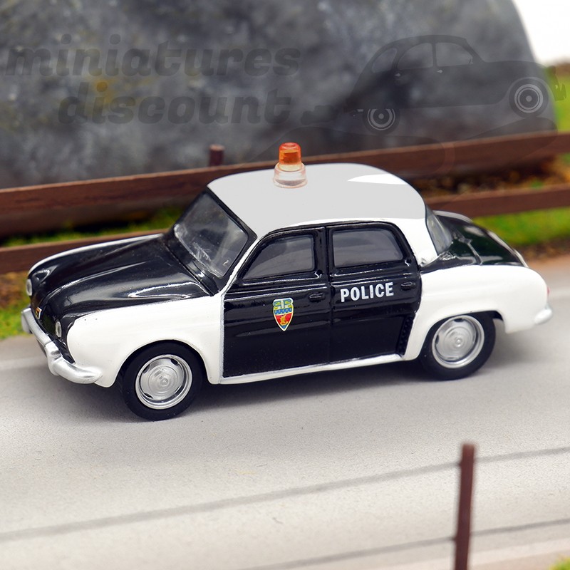 Renault Dauphine - Police - Norev - 3Inches en boite