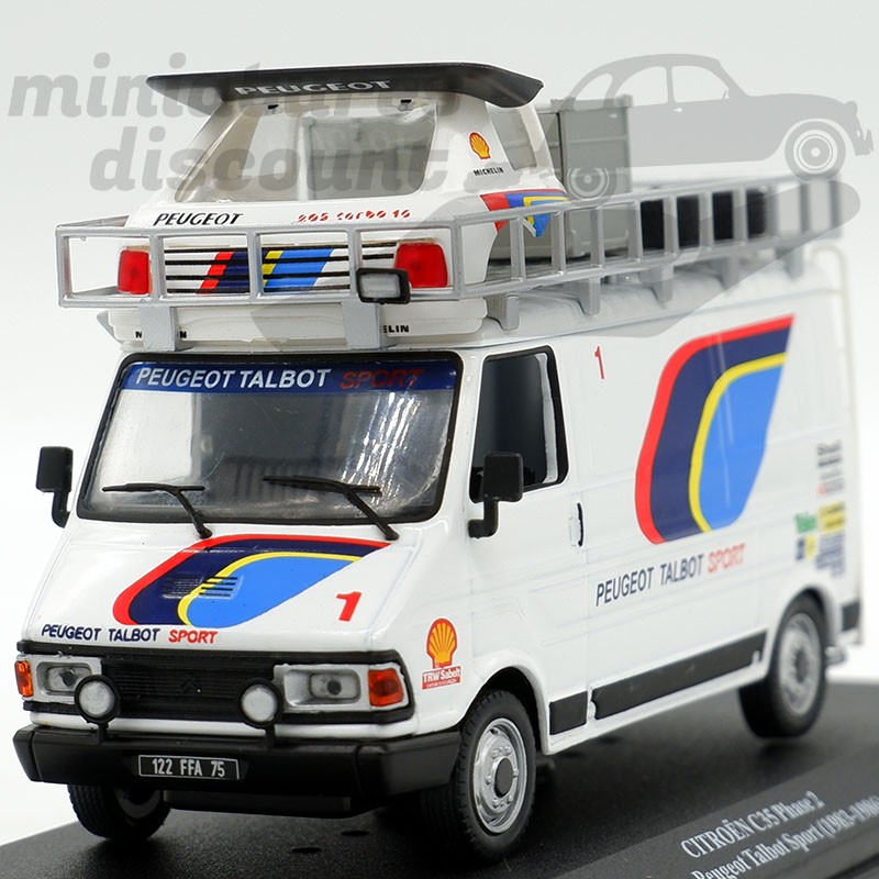Citroen C35 Phase 2 - Team Peugeot Talbot Sport - 1/43ème sous blister