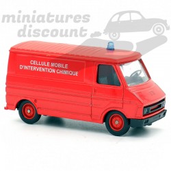 CITROËN C35 POMPIERS (ROUGE) - SOLIDO - 1/50ème sous blister