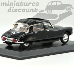 CITROËN DS 19 BERLINE DÉCOUVRABLE GÉNÉRALE DE GAULE 1963 (NOIR) - 1/43ème sous blister
