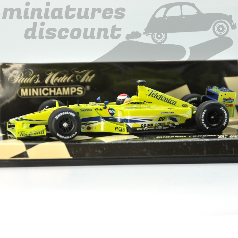 Minardi Fondmetal M02 - F1 - Minichamps - 1/43ème en Boite