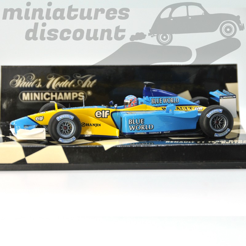 RENAULT F1 TEAM R202 (BLEU) - MINICHAMPS - 1/43ème en boite