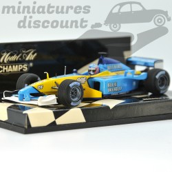 RENAULT F1 TEAM R202 (BLEU) - MINICHAMPS - 1/43ème en boite