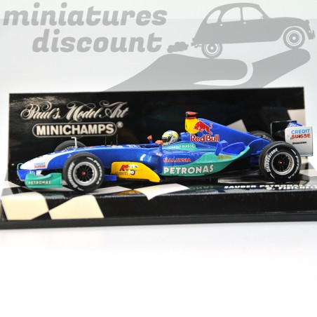 Red Bull Sauber Petronas C23 - Formule 1, Pilotée par G. FISICHELLA - Minichamps - 1/43ème en boite