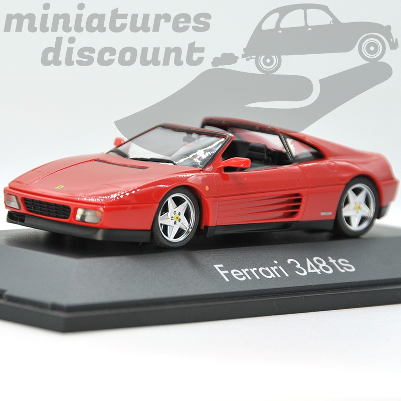 FERRARI 348 TS (ROUGE) - HERPA - 1/43ème en boite