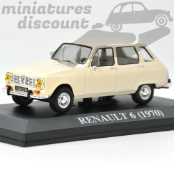 RENAULT 6 DE 1970 (BEIGE) - 1/43ème en boite