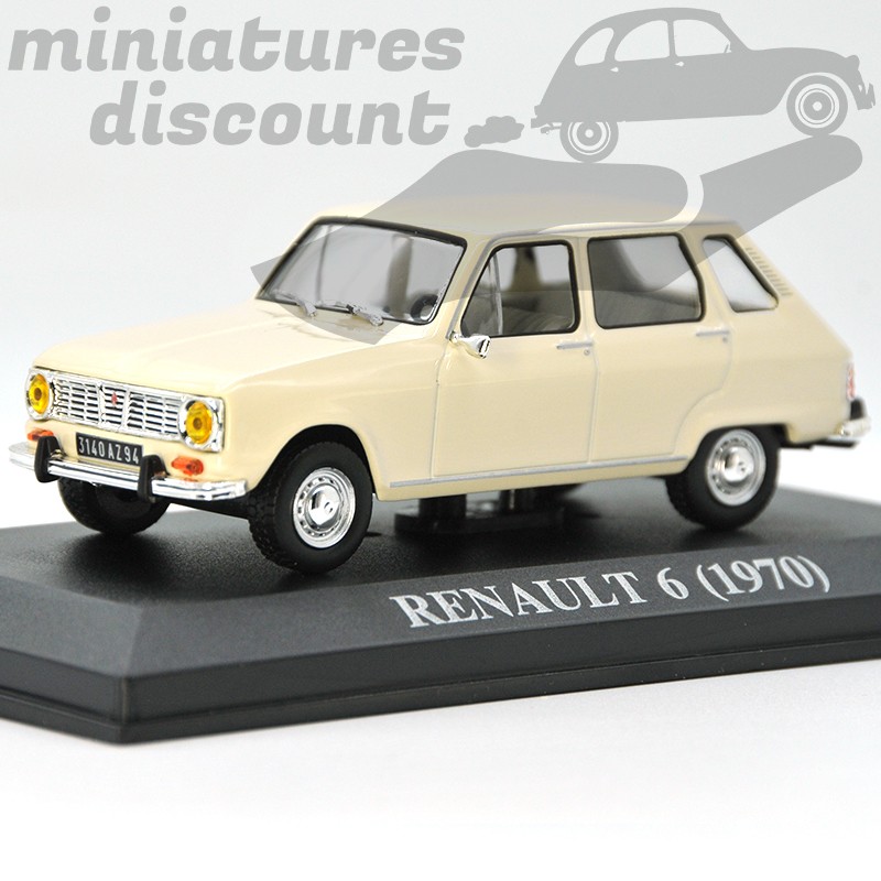 RENAULT 6 DE 1970 (BEIGE) - 1/43ème en boite
