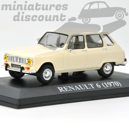RENAULT 6 DE 1970 (BEIGE) - 1/43ème en boite