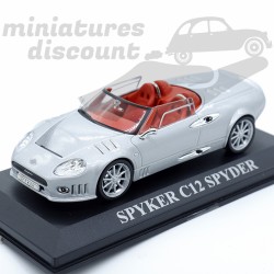 SPYKER C12 SPYDER CABRIOLET (GRIS CLAIR) - 1/43ème en boite
