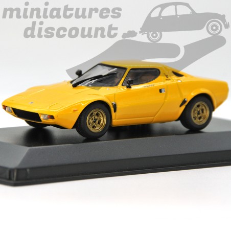 LANCIA STRATOS MINICHAMPS (JAUNE) - 1/43ème en boite