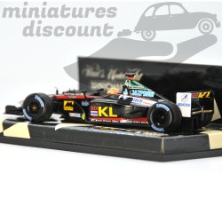KL MINARDI FONDMETAL ASIATECH PS 02 PILOTÉE PAR A. YOONG (NOIR) - MINICHAMPS - 1/43ème en boite