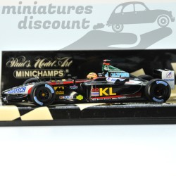KL MINARDI FONDMETAL ASIATECH PS 02 PILOTÉE PAR A. YOONG (NOIR) - MINICHAMPS - 1/43ème en boite