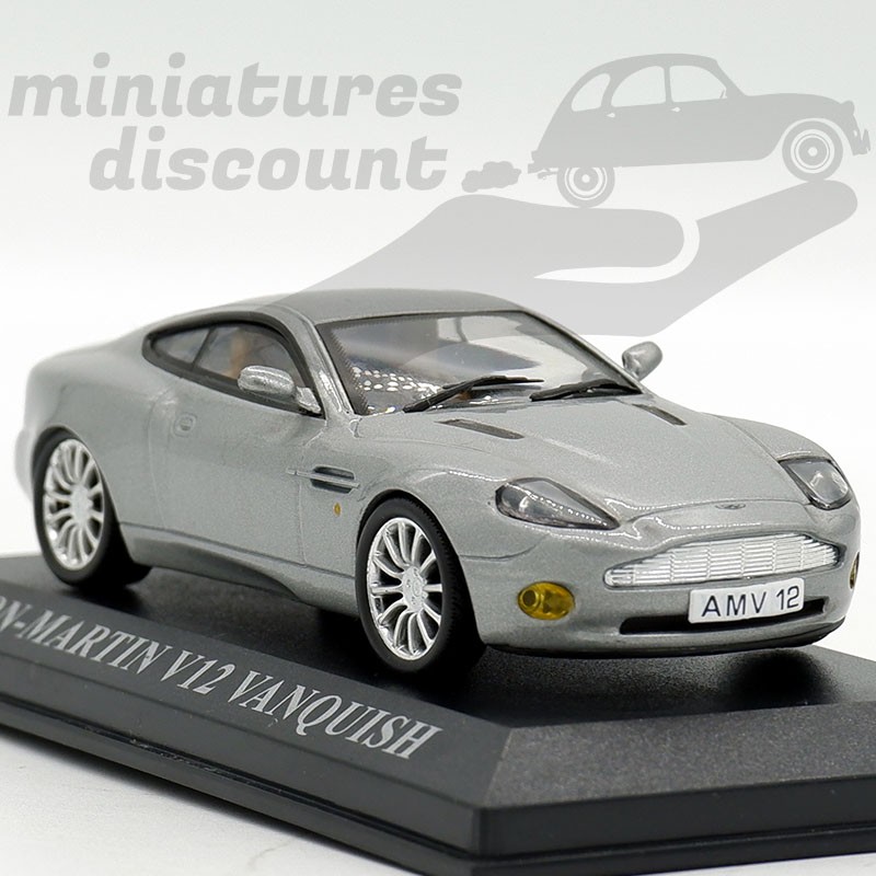 ASTON MARTIN V12 VANQUISH (GRIS) - 1/43ème en boite