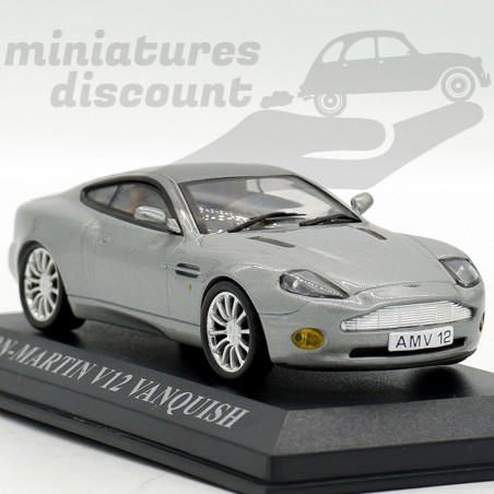 ASTON MARTIN V12 VANQUISH (GRIS) - 1/43ème en boite