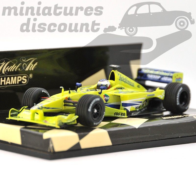 MINARDI FONDMETAL M02 (VERT) - MINICHAMPS - 1/43ème en boite