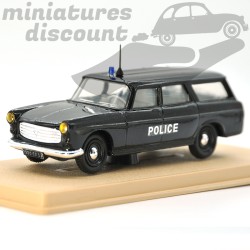PEUGEOT 404 BREAK DE POLICE (NOIR) - ELIGOR - 1/43ème en boite