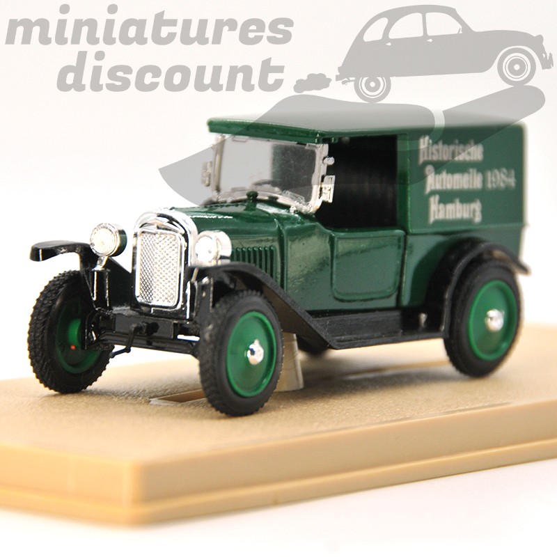 OPEL LAUBFROSCH 500 "HISTORICHE AUTOMEILE HAMBOURG" (VERT) - ELIGOR - 1/43ème en boite