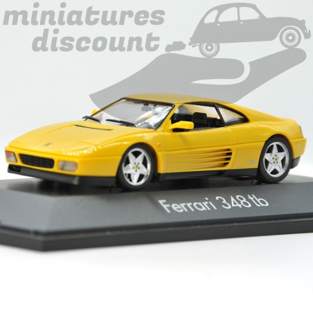 FERRARI 348 TS (JAUNE) - HERPA - 1/43ème en boite