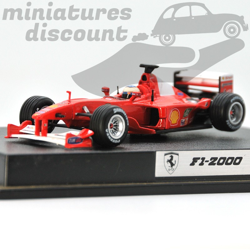 FERRARI F1-2000 HOT-WHEELS RUBBENS BARRICHELLO (ROUGE) - HOT WHEELS - 1/43ème en boite