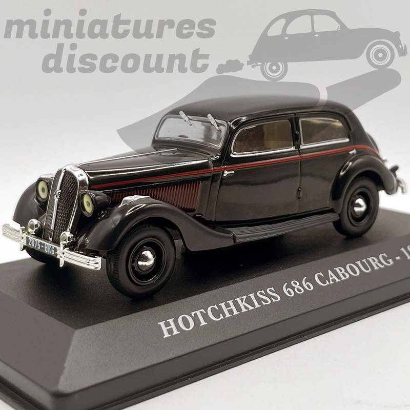 HOTCHKISS 686 CABOURG 1939 (NOIR) - 1/43ème en boite