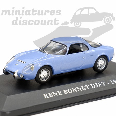 RENE BONNET DJET DE 1962 (BLEU / GRIS) - 1/43ème en boite