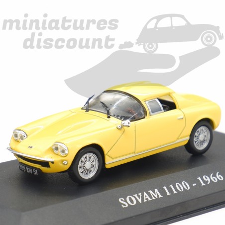 SOVAM 1100 DE 1966 (JAUNE) - 1/43ème sans emballage