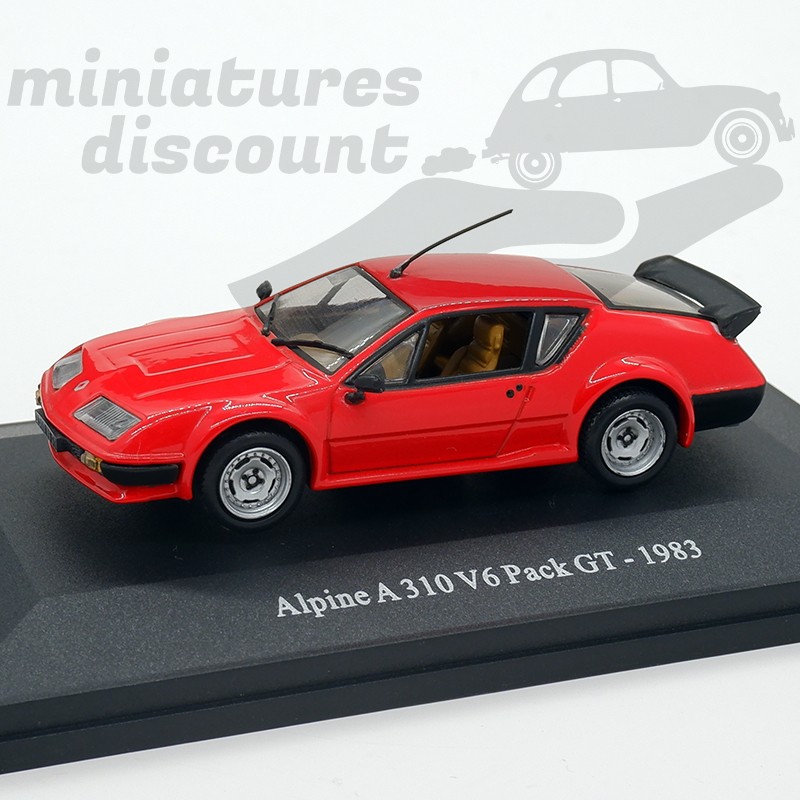 RENAULT ALPINE A310 V6 PACK GT 1983 (ROUGE) - 1/43ème sous blister