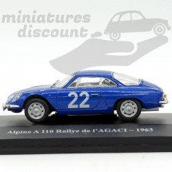 RENAULT ALPINE A110 RALLYE L'AGACI (BLEU) - ELIGOR - 1/43ème sous blister