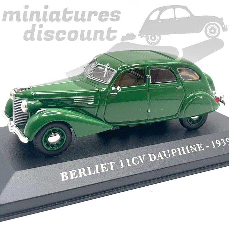 BERLIET 11CV DAUPHINE DE 1939 (VERT) - 1/43ème en boite