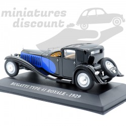 BUGATTI TYPE 41 ROYALE (NOIR) - 1/43ème en boite