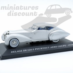 Delage D8 120-S Pourtout Aero Coupe 1938 - 1/43ème En boite