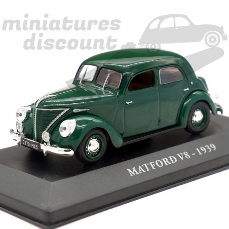 MATFORD V8 DE 1939 (VERT FONCÉ) - 1/43ème en boite