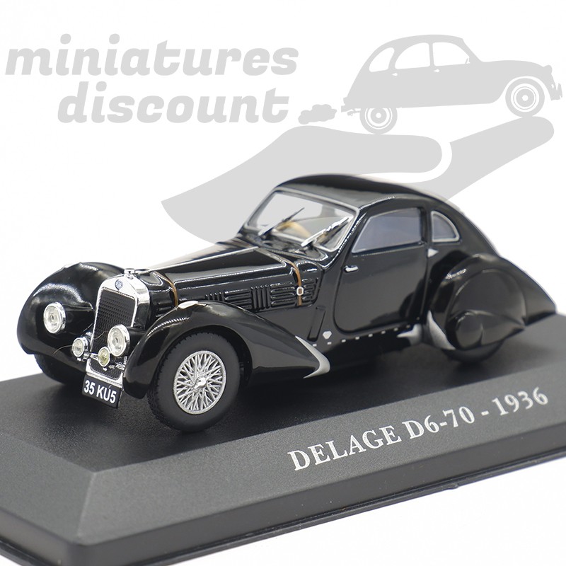 DELAGE D6-70 DE 1936 (NOIR) - 1/43ème en boite