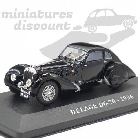 DELAGE D6-70 DE 1936 (NOIR) - 1/43ème en boite