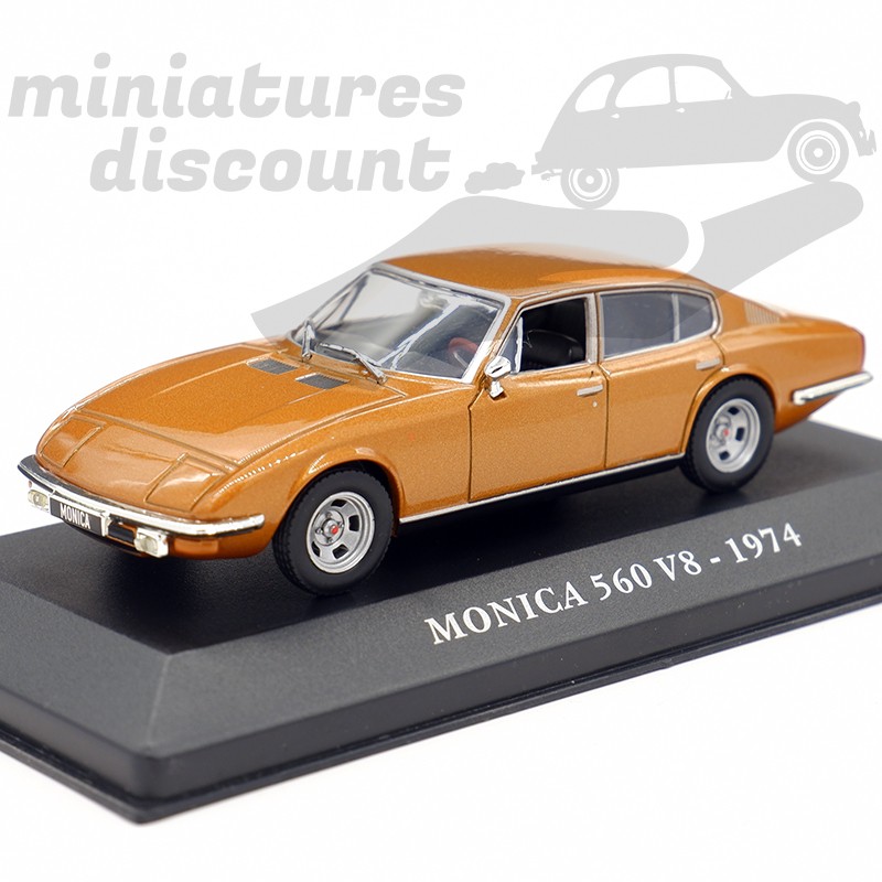 MONICA 560 V8 1974 (MARRON-DORÉE) - 1/43ème en boite