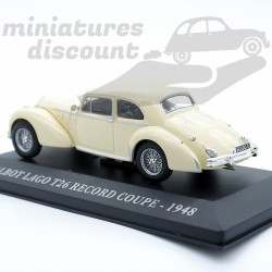 TALBOT LAGO T26 RECORD COUPÉ DE 1948 (BEIGE) - 1/43ème en boite