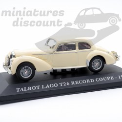 TALBOT LAGO T26 RECORD COUPÉ DE 1948 (BEIGE) - 1/43ème en boite