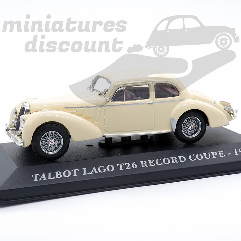 TALBOT LAGO T26 RECORD COUPÉ DE 1948 (BEIGE) - 1/43ème en boite
