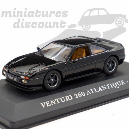VENTURI 260 ATLANTIQUE 1991 (NOIR) - 1/43ème en boite