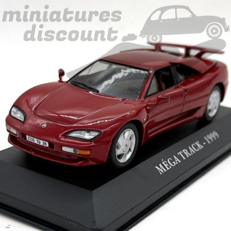 MEGA TRACK 1999 (ROUGE FONCÉ) - 1/43ème en boite