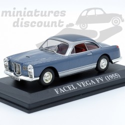 FACEL VEGA FV (BLEU/GRIS) - 1/43ème en boite