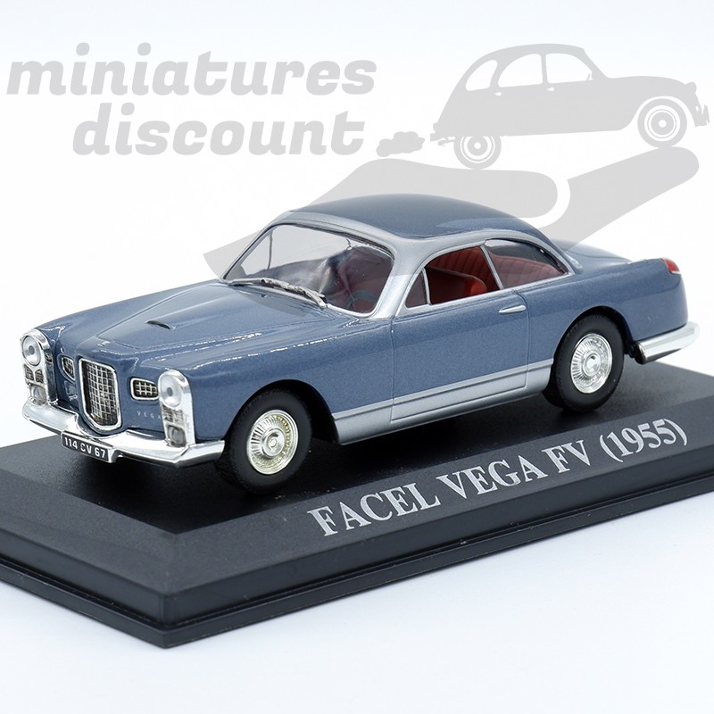 FACEL VEGA FV (BLEU/GRIS) - 1/43ème en boite