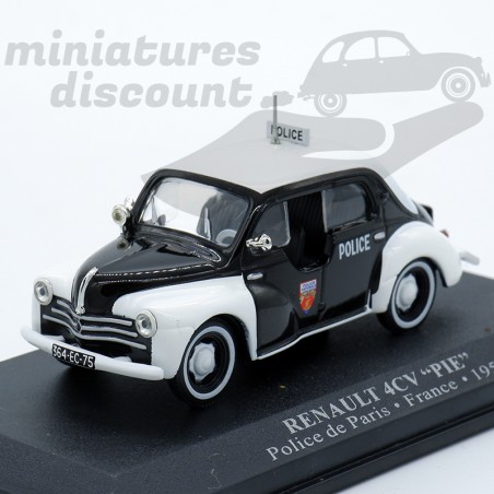RENAULT 4CV "PIE" (BLANC) - 1/43ème en boite
