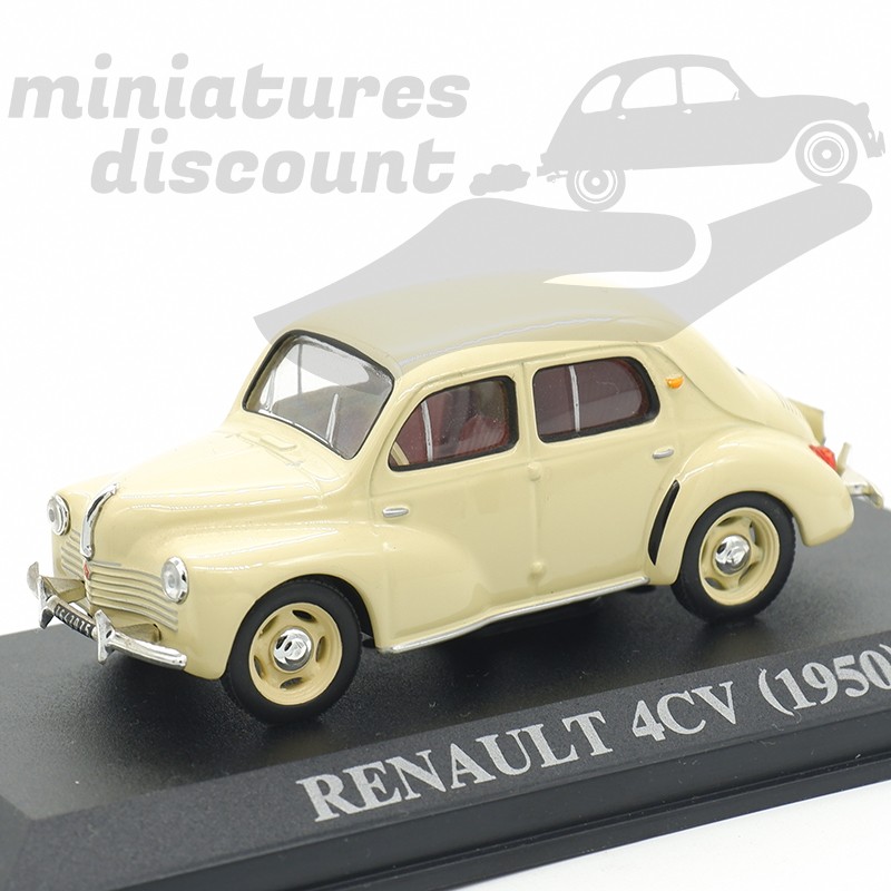 RENAULT 4CV DE 1950 (BEIGE) - 1/43ème en boite