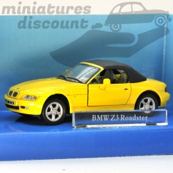 BMW Z3 Roadster (jaune) - Cararama - 1/43ème en boite