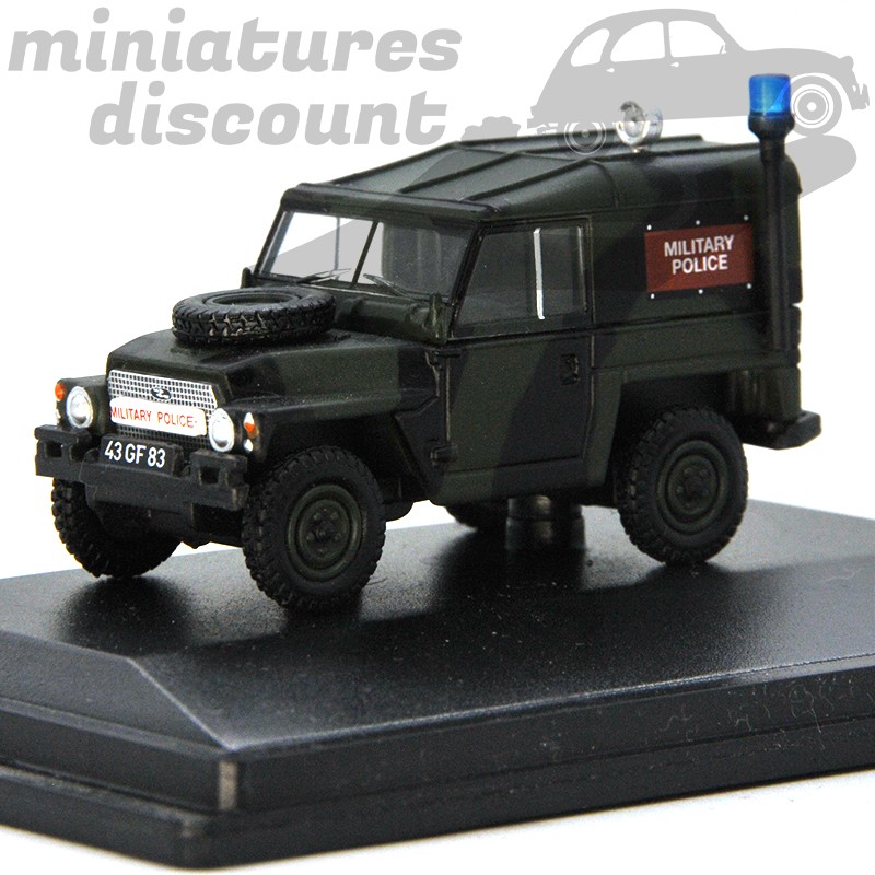 LAND ROVER 1/2 TON LIGHTWEIGHT MILITARY POLICE (VERT MILITAIRE) - OXFORD - 1/76ème en boite