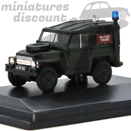 LAND ROVER 1/2 TON LIGHTWEIGHT MILITARY POLICE (VERT MILITAIRE) - OXFORD - 1/76ème en boite